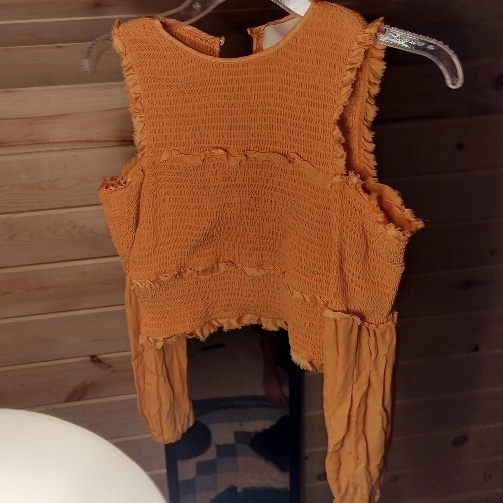 Cinq a Sept XS Gold Top